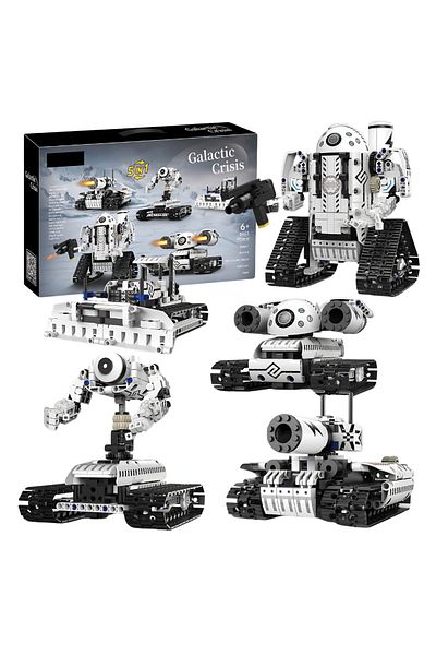 LUDORA S.t.e.m Game, 495 Pieces, Dual Control With 2.4g Remote Control And Coding App On Phone