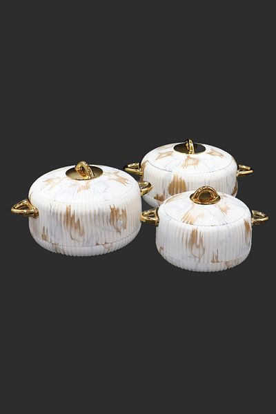 Generic طقم حافظات طعام 3200/2400/1800مل