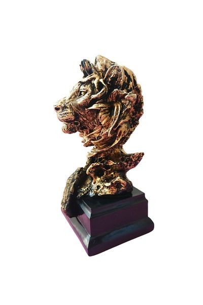 BV Lion head statue, 30 cm, TD912D-S
