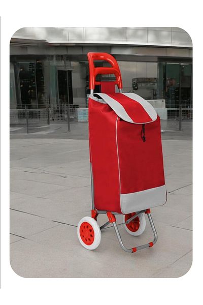 TrentonGCC Multifunctional Shopping Trolley | Foldable Design, Waterproof Fabric, Large Wheels