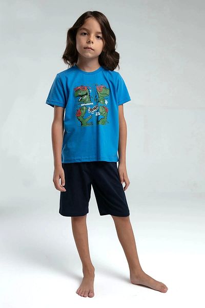 Rolypoly Boy's Blue Bermuda Suit