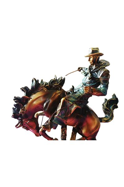 BV Horse and Rider Statuette, 39 cm, 964