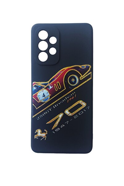 BV Carcasă de telefon compatibilă cu Samsung Galaxy A53 G, Negru, Ferrari 250...