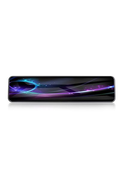 LUDORA Navigatie Auto, Oglinda Retrovizoare, CarPlay si Android Auto, 4k, Cu 2 Camere, Ecran Touch