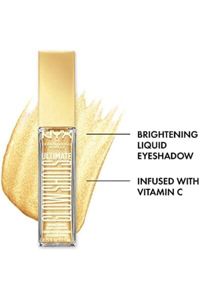 NYX Professional Makeup NYX Professional Makeup Ultimate Glow Shots Liquid Eyeshadow, Lemon Slide, 7.5ml