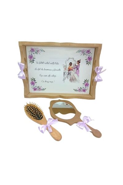 OEM Set tava 3 piese pentru gatit mireasa, personalizat