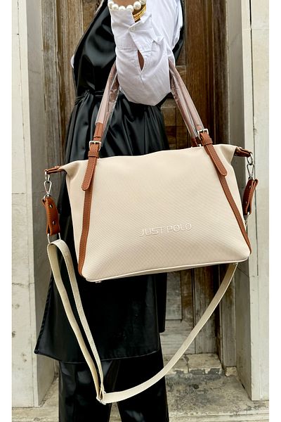 Just Polo JP geanta de umar originala just polo pentru femei marime mare dimensiune 32x28 cm