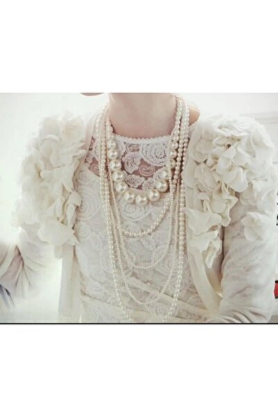 Shiklik MODA قلادة رائعة من الخرز اللؤلؤ مكونة من 5 قطع لتعزيز أناقتك