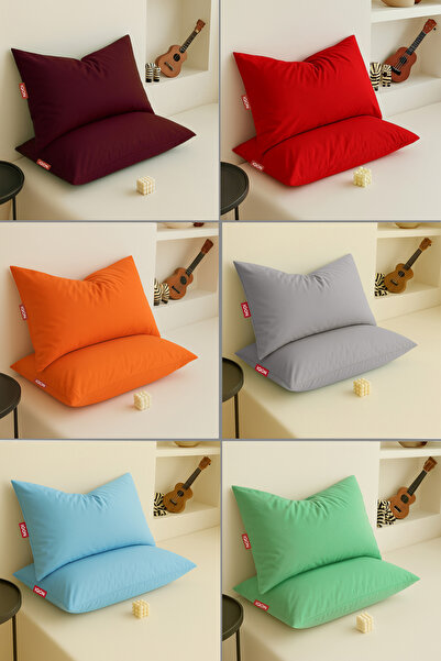 İQON غطاء وسادة 12 قطعة |   بورجوندي |   أحمر |   برتقالي |   رمادي |   فيروز...