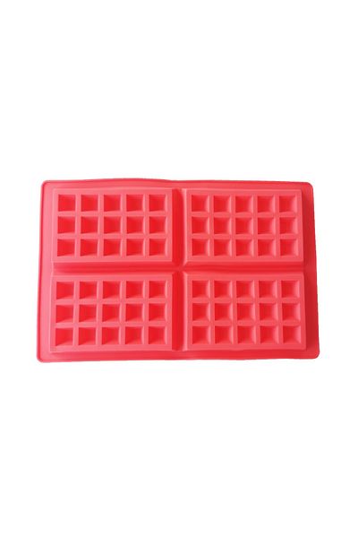 BV Silicone mold 4 cavities, For Grofe, Red, 28 cm, 233COF
