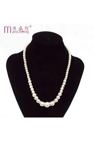 Shiklik MODA ارفع أناقتك مع قلادة اللؤلؤ المصنوعة يدويًا بتصميم رائع