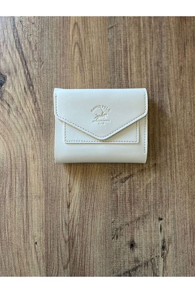 BRAXELL Women's Card Holder & Wallet Cream