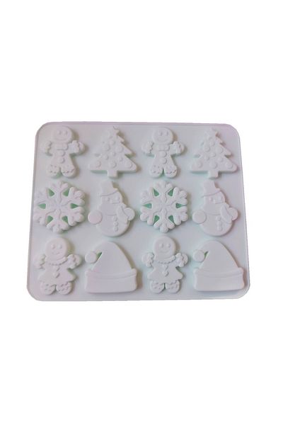BV Silicone cake mold, 12 cavities, Winter Holidays, 152COF