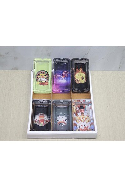 BAZAARİO 1 منفضة سجائر زجاجية