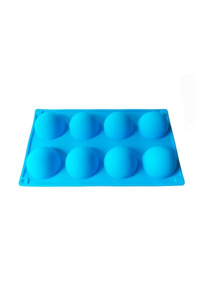 BV Formă de silicon pentru prăjituri modelate, Albastră, 8 cavități, 28 cm, 432COF