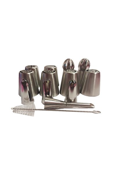 BV Set of 12 ornate stainless steel spoons, 5 cm, 138COF