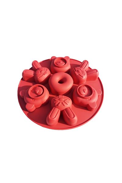 BV Silicone cake mold, Bunnies, Bears, 171COF