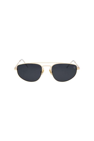 TROY 031 Bw C:4 Gold Black Color Sunglasses Unisex