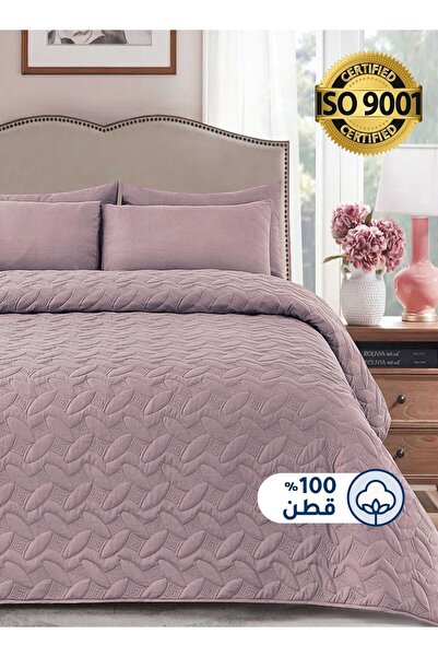 Master Home Textile 3Piece Cotton Bedspread Set Fits 120 x 200 cm Single Size...