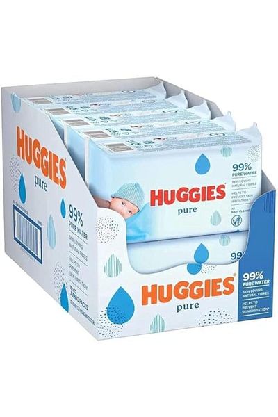 Huggies Huggies 99% Pure Baby Wipes - 560 Wipes - 10 Packs * 56 Wipes