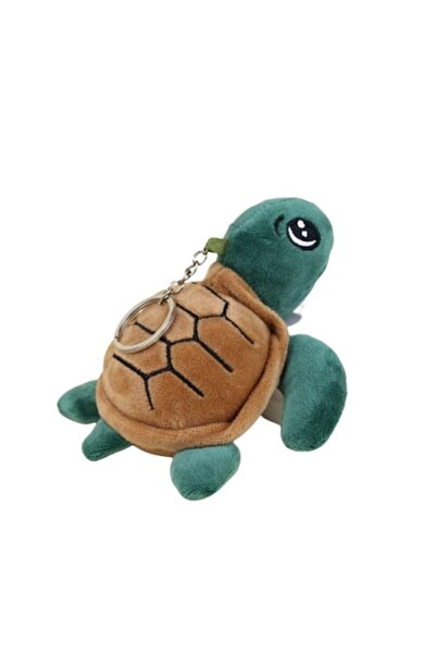 victiny Breloc jucarie de plus VICTINY Broasca testoasa 12 cm verde inchis