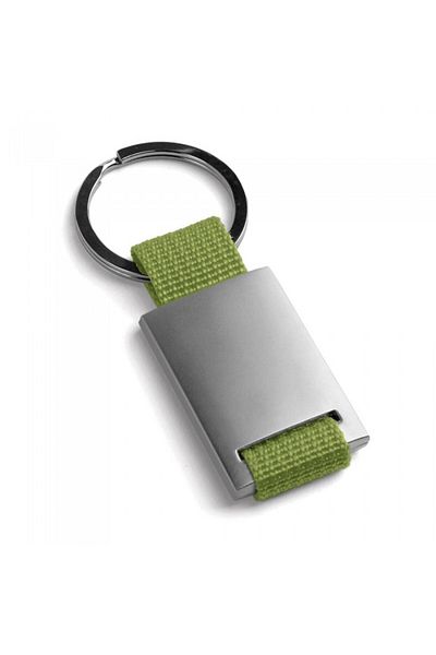 dalimag Metal key ring and straps, 28 x 60 x 6 mm, green
