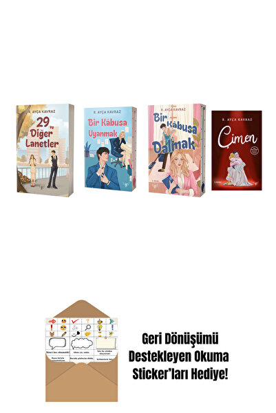 Artemis Yayınları R. Ayça Kavraz 4 Kitap Set + Okuma Sticker'ları