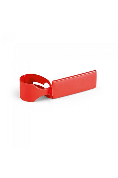 dalimag Luggage identification tag, anti-theft, 248 x 38 mm, red
