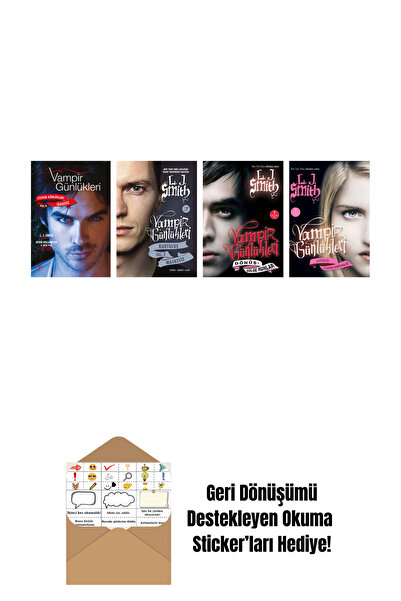 Artemis Yayınları L. J. Smith 4 Kitap Set + Okuma Sticker'ları