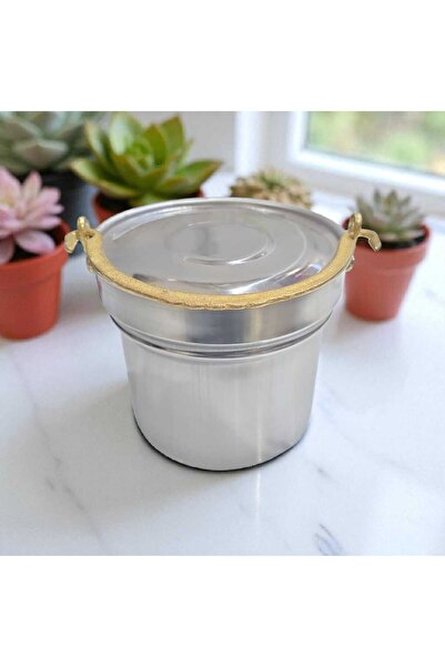 KAYAHANLAR 21 CM PASLANMAZ KROM BAKRAÇ HELKE YOĞURT KABI