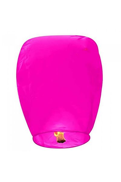 dalimag Lampion zburator, flippy, hartie biodegradabila, roz, 30 x 35 cm