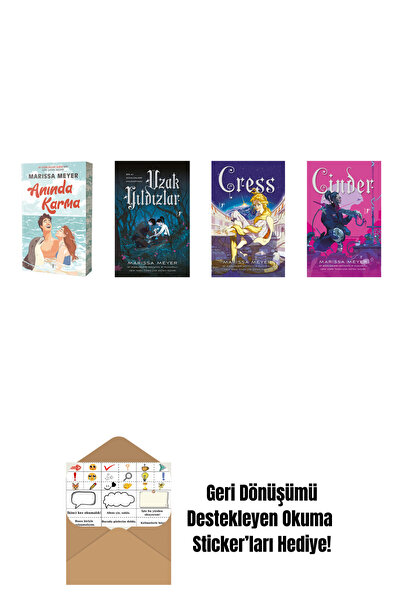 Artemis Yayınları Marissa Meyer 4 Kitap Set + Okuma Sticker'ları