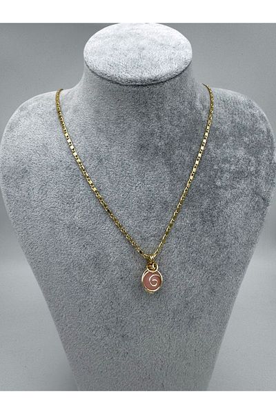 Mesan Accessory Moonstone and Colored Natural Stone Wire Wrap Necklace – Gold and Silver Plated, Handmade Elegant Jewelry