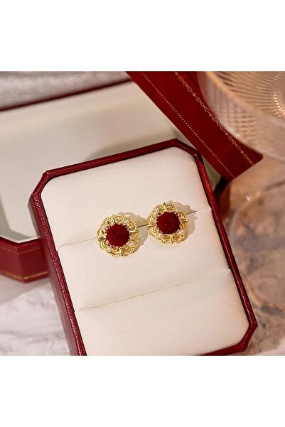 Shiklik MODA أقراط ذهبية مع اللؤلؤ لتكملة أناقتك