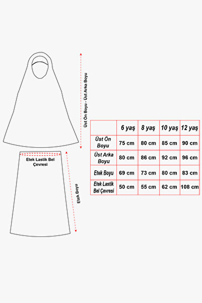 DAKKA KADİMA Çocuk Namaz Elbisesi 100% Pamuk Kolsuz İki Parça Mor