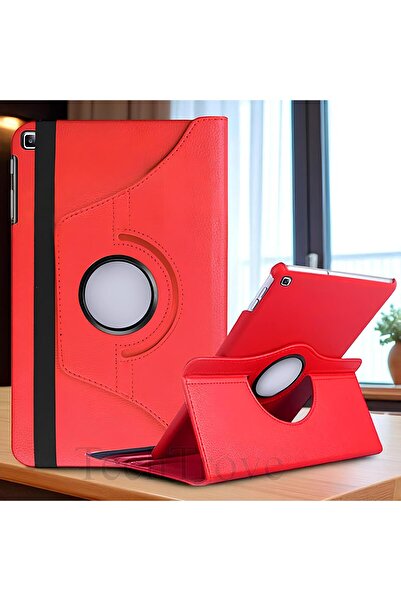 TechTrove Galaxy Tab A7 Lite T225 Kılıf 360 Dönebilen Standlı Pu Deri Kılıf