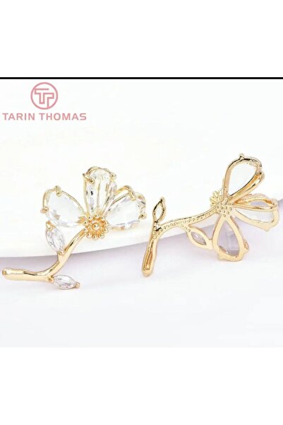 Shiklik MODA أقراط أنيقة على شكل زهرة لتعزيز أناقتك