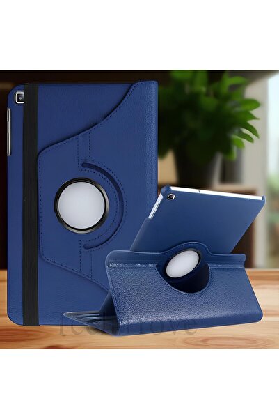 TechTrove Galaxy Tab A7 Lite T225 Kılıf 360 Dönebilen Standlı Pu Deri Kılıf