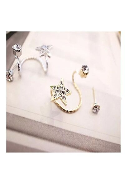 Generic Brand Shiny Stone Star Ear Accessory - Complete Your Elegance
