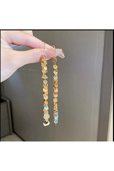 Shiklik MODA أقراط نسائية على شكل دائرة معدنية لتعزيز أناقتك