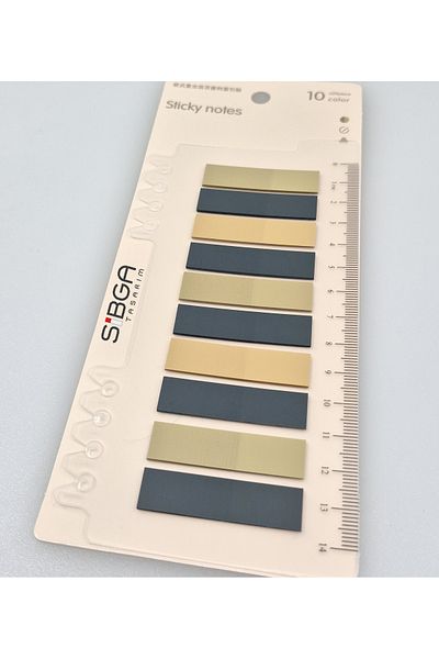 sibga tasarım Transparent Colored Postit Post-it Post It.Bookmark Bookmark Postit Sticker Note Paper 200 Sheets