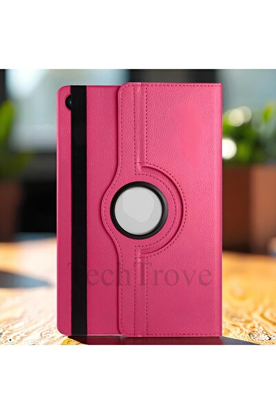 TechTrove Galaxy Tab A9 Kılıf 360 Dönebilen Standlı Pu Deri Kılıf