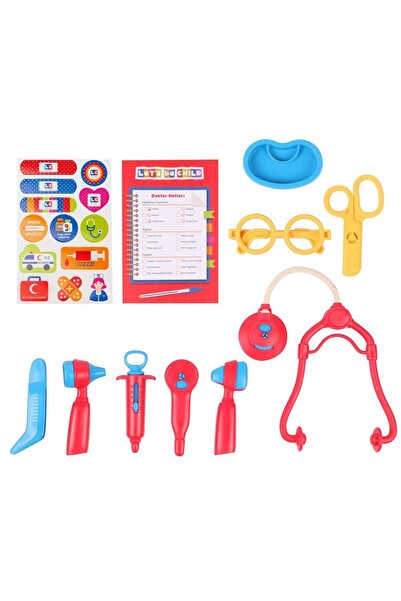 NEWBRENDHOME ألعاب تعليمية تفاعلية، مجموعة طبيب مع حقيبة حمل، لعبة للأولاد وا...