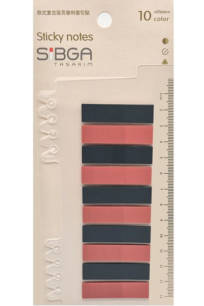 sibga tasarım Transparent Colored Postit Post-it Post It.Bookmark Bookmark Postit Sticker Note Paper 200 Sheets