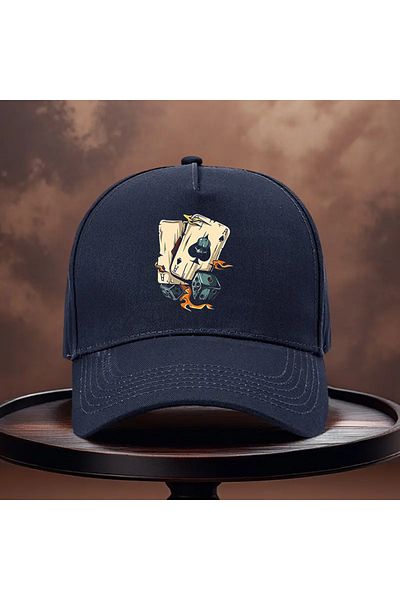 LEIVOR Шапка с принт на покер Snapback