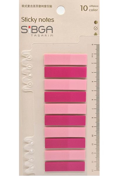 sibga tasarım Transparent Pink Postit Post-It Post It. Bookmark Bookmark Postit Sticker Note Paper 200 Sheets