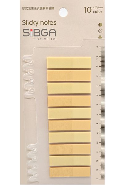sibga tasarım Transparent Yellow Postit Post-It Post It. Bookmark Bookmark Postit Sticker Note Paper 200 Sheets