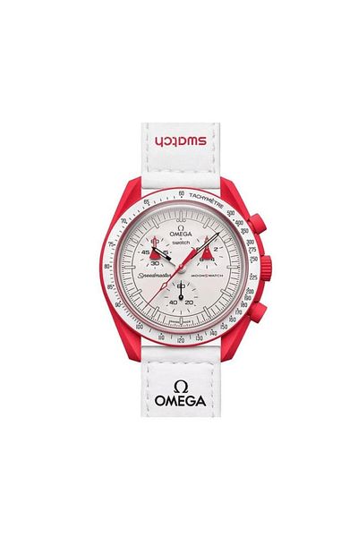 Omega Omega Swatch watch with elegant and distinctive design with accessories