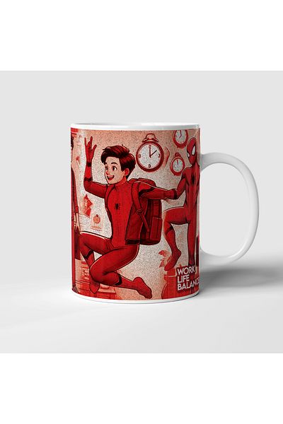 MECKSA Marvel Spiderman Tea Cup 11 oz