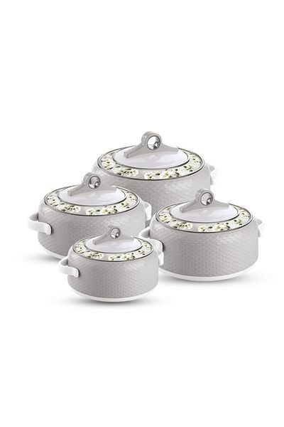 Nayasa Nyasa 4-piece small container set, made in India, 500/1000/1500/2000 ml